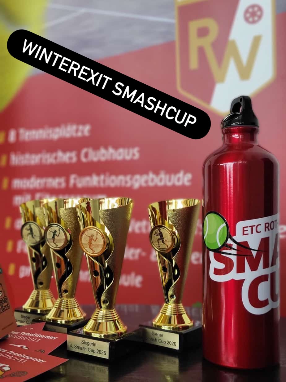 WINTEREXIT SmashCup vom 21.03 im Sportpark Erfurt. 9 Teilnehmende in der U10 Konkurrenz. 14 Teilnehmende in der U11 Konkurrenz. Für die Organisatoren und Kinder ein voller Erfolg. 

Next SmashCup: 25.04 beim Erfurter TC RW. 
Jetzt bereits anmelden auf Tennis.de